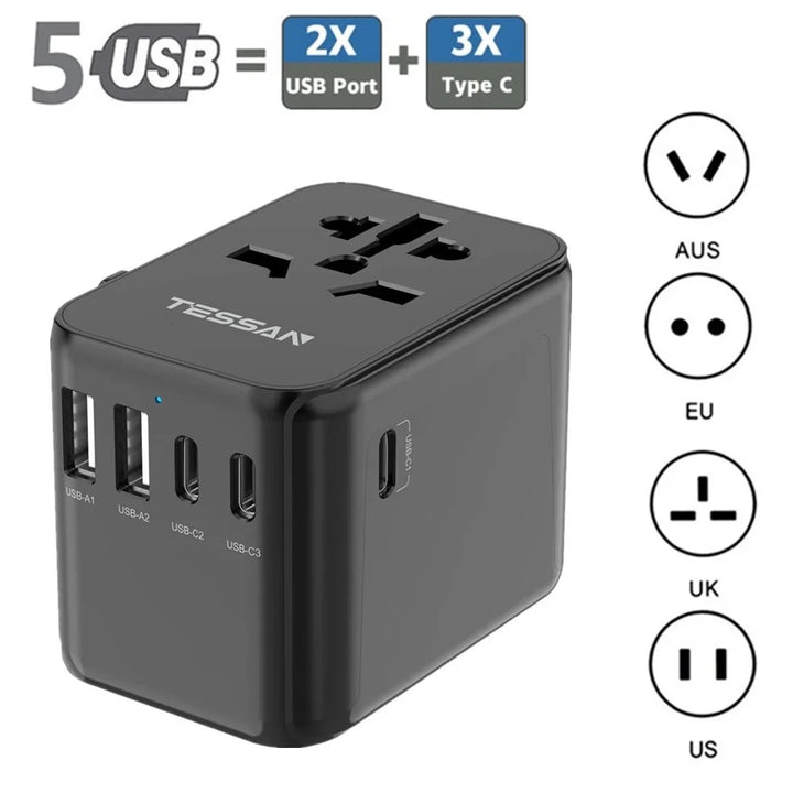 Foto4 Cargador Universal USB-C 5 puertos